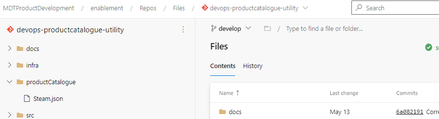 product catalogue folder